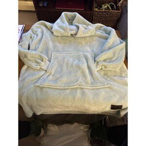 Catalonia Beige Oversized Blanket Hoodie Sweatshirt Giant Fleece Pullover